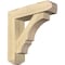 Ekena Millwork Balboa Craftsman Rough Sawn Bracket w/ Offset Brace, Douglas Fir, 6"W x 22"D x 22"H BKT0604X22X22BOA04RDF - alternate 1